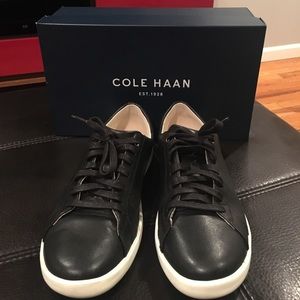 Cole Haan black leather sneaker